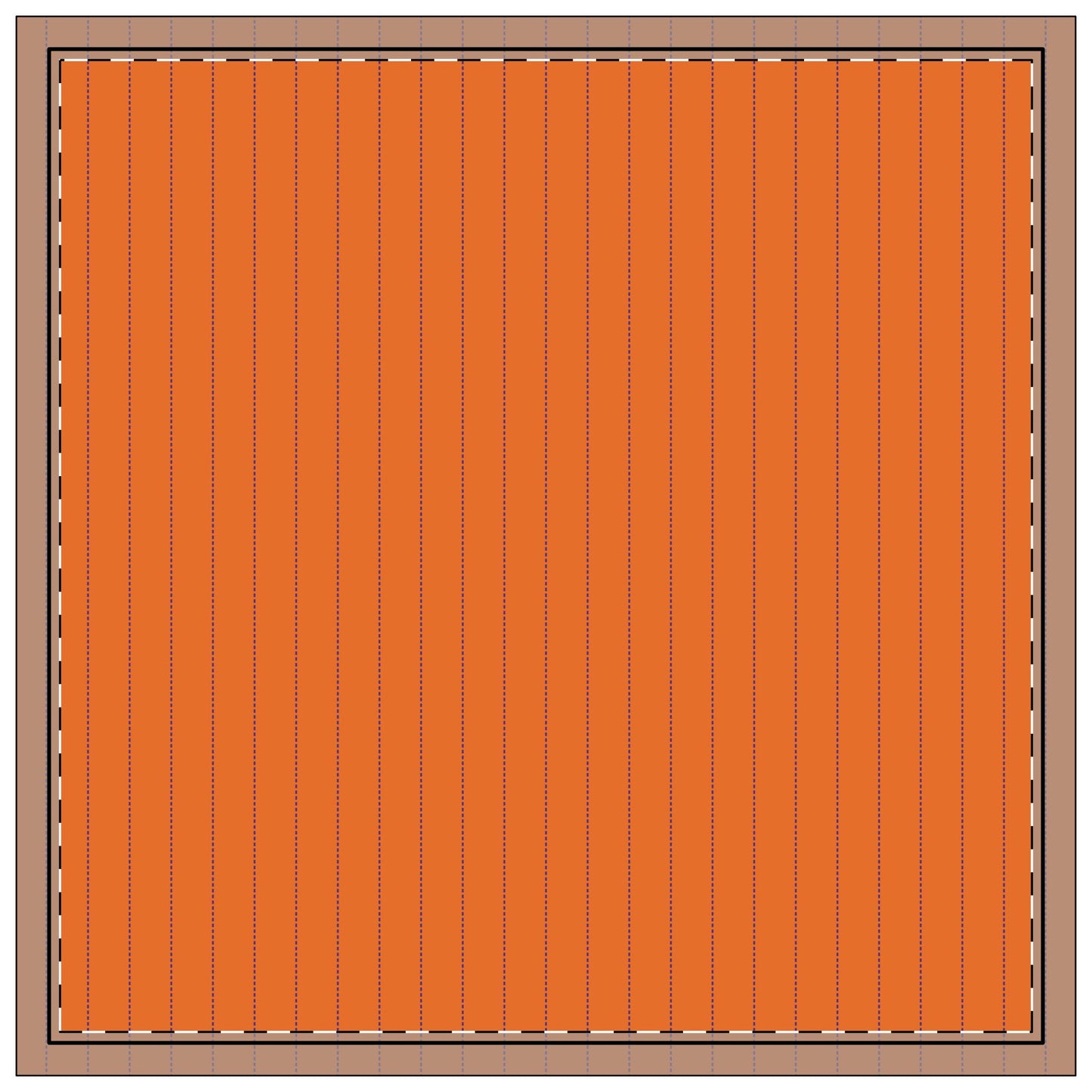 Napkins | Clemson, South Carolina | Pinstripe