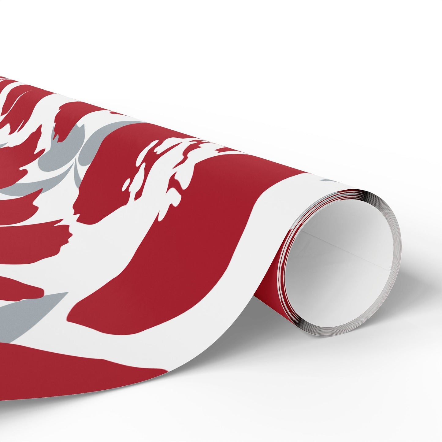 Gift Wrap | Red & Gray | Poppy