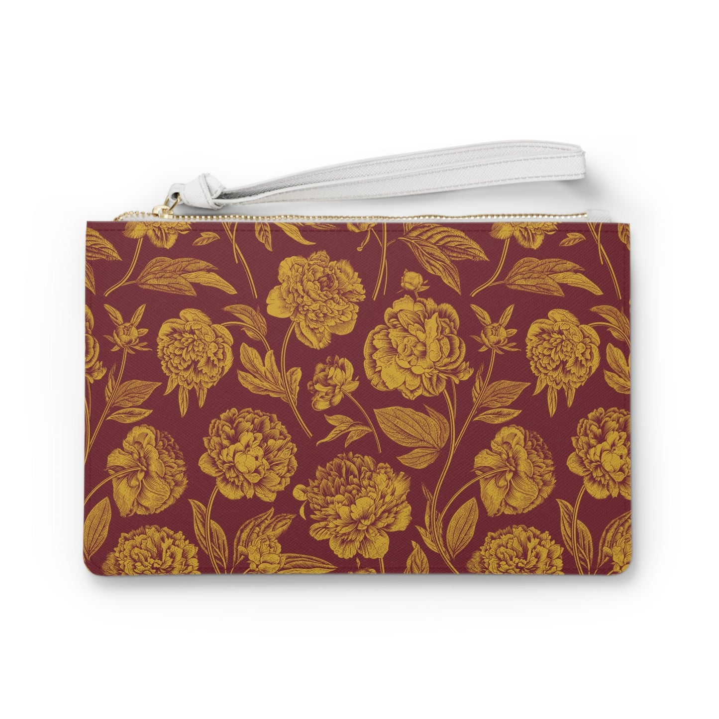 Clutch Bag | Red & Yellow | Peony