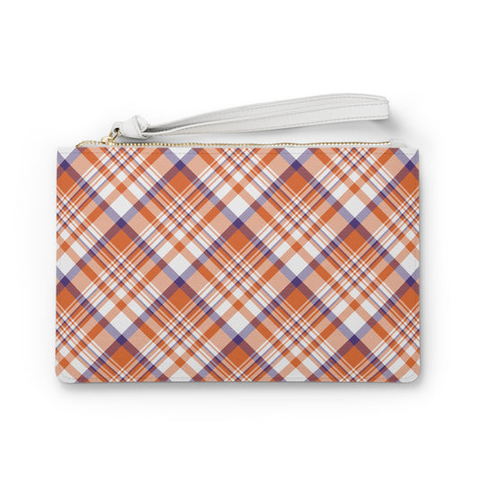 Clutch Bag | Clemson, SC | Tartan