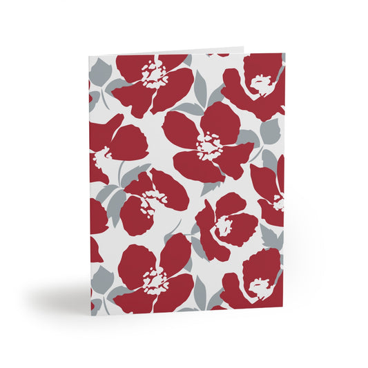 Notecards | Red & Gray | Poppy