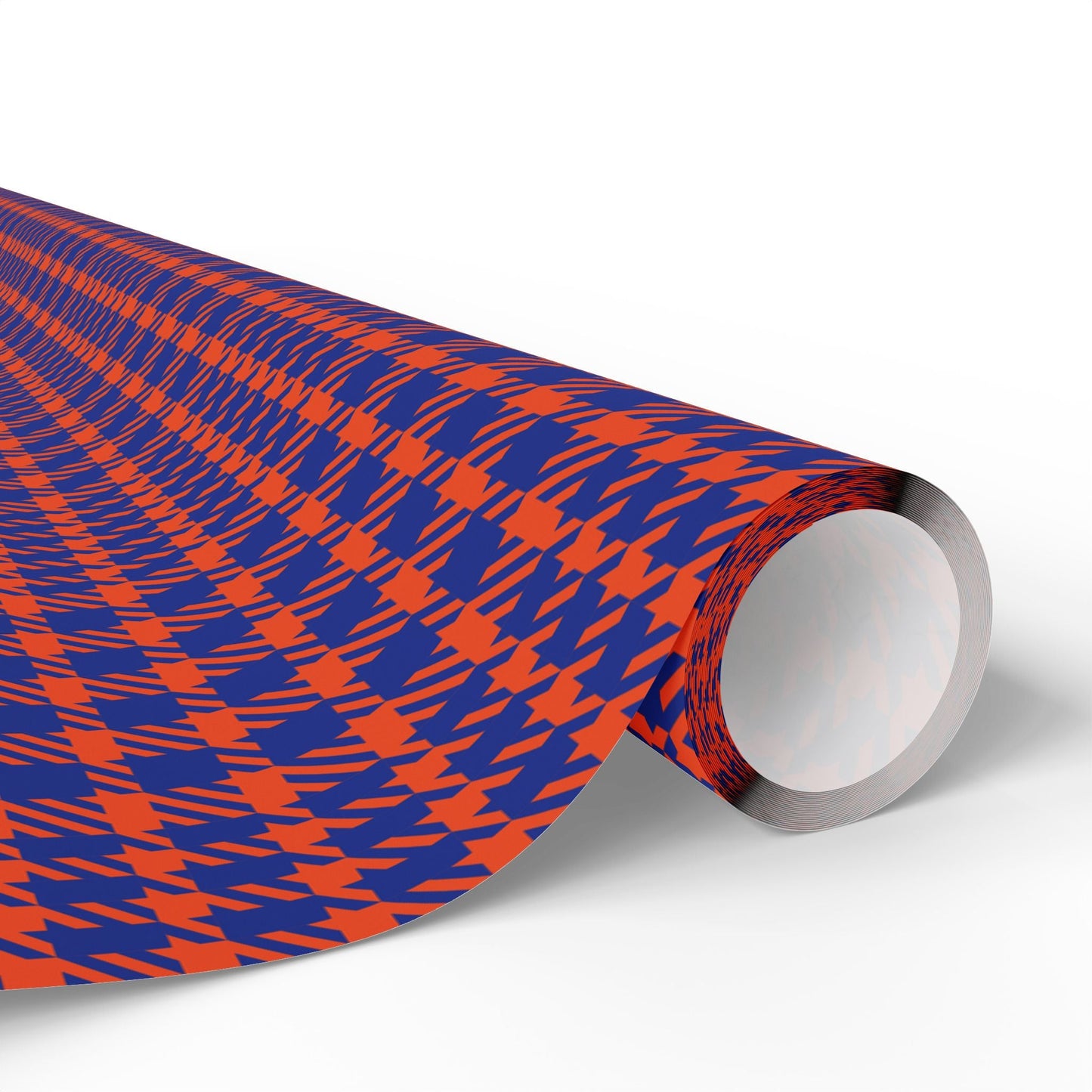 Gift Wrap | Bright Blue & Orange | Tweed