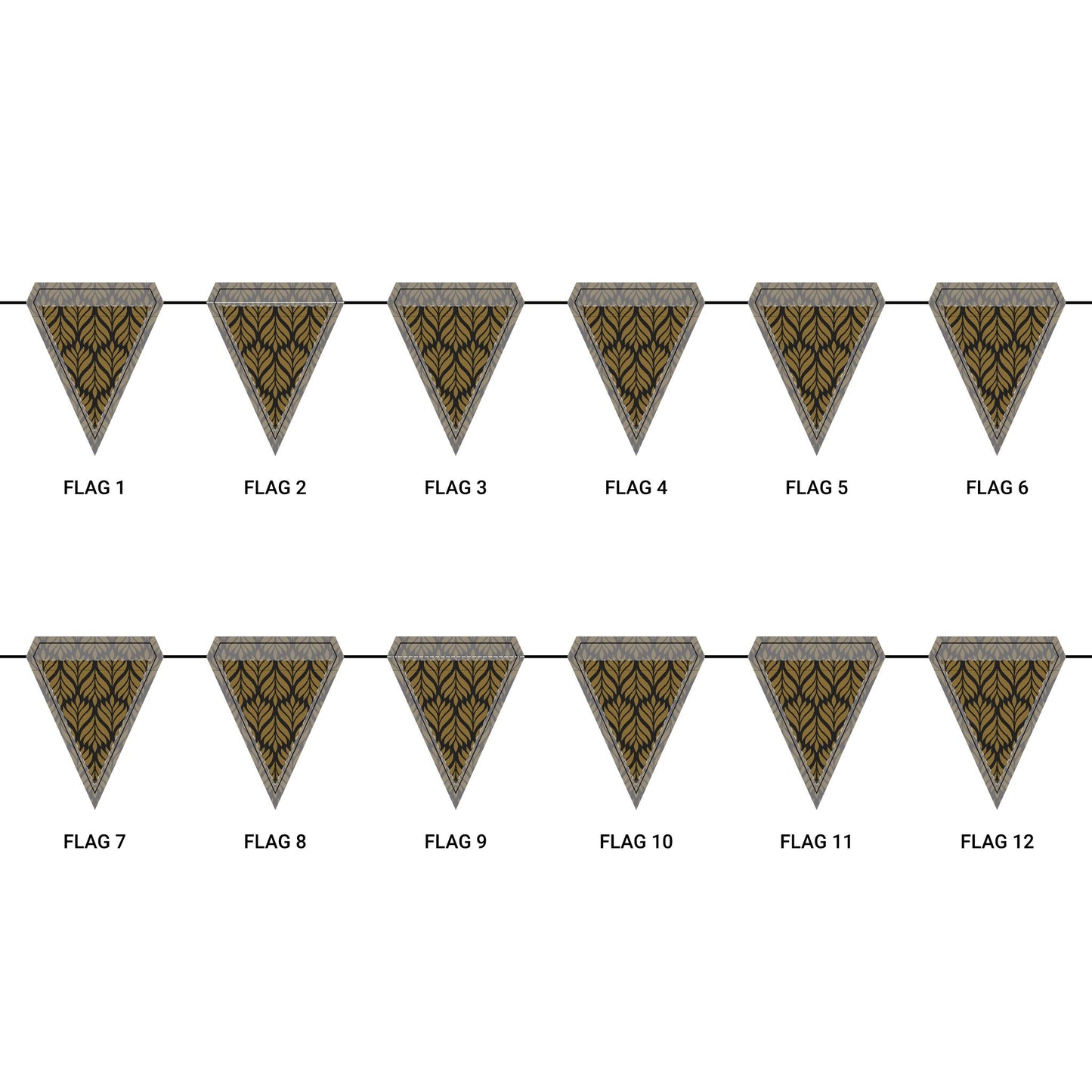 Flag Garland | Winston Salem, North Carolina | Palm