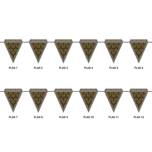 Flag Garland | Winston Salem, North Carolina | Palm