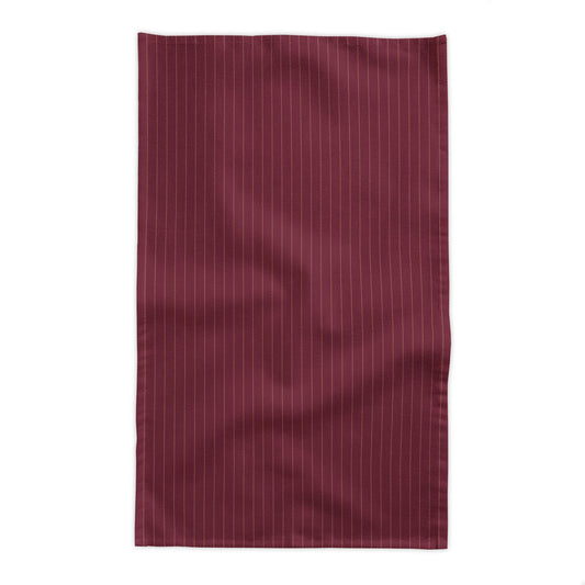 Tablecloth | Maroon & Gold | Pinstripe