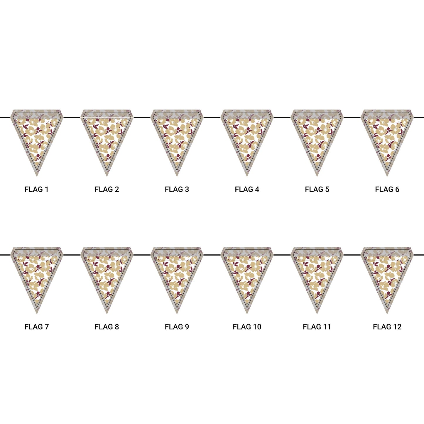 Flag Garland | Tallahassee, Florida | Poppy