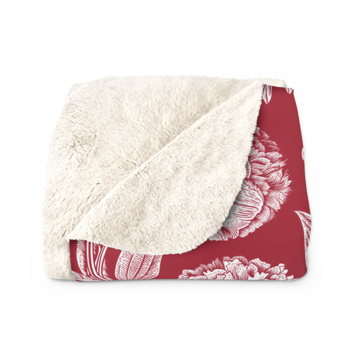 Sherpa Blanket | Bloomington, Indiana | Peony