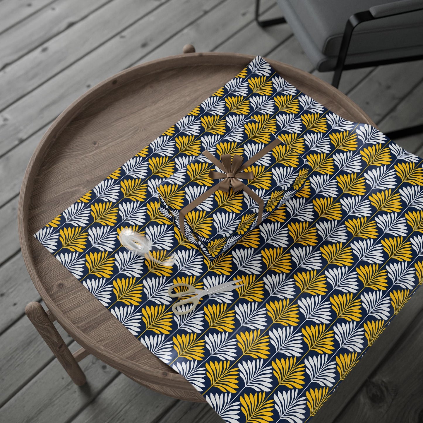 Gift Wrap | Yellow & Blue | Deco