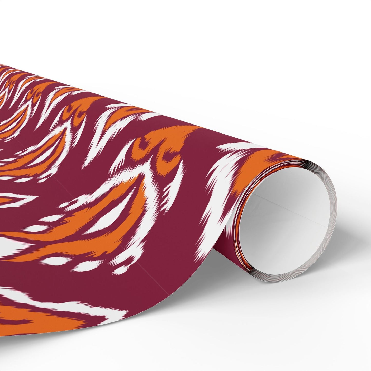 Gift Wrap | Maroon & Orange | Ikat