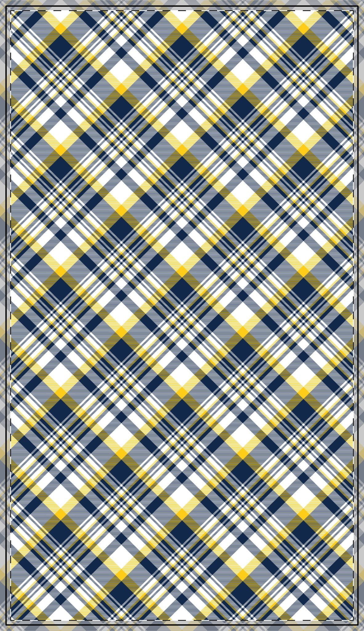 Tablecloth | Yellow & Blue | Tartan