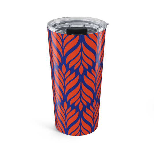 Tumbler | Bright Blue & Orange | Palm