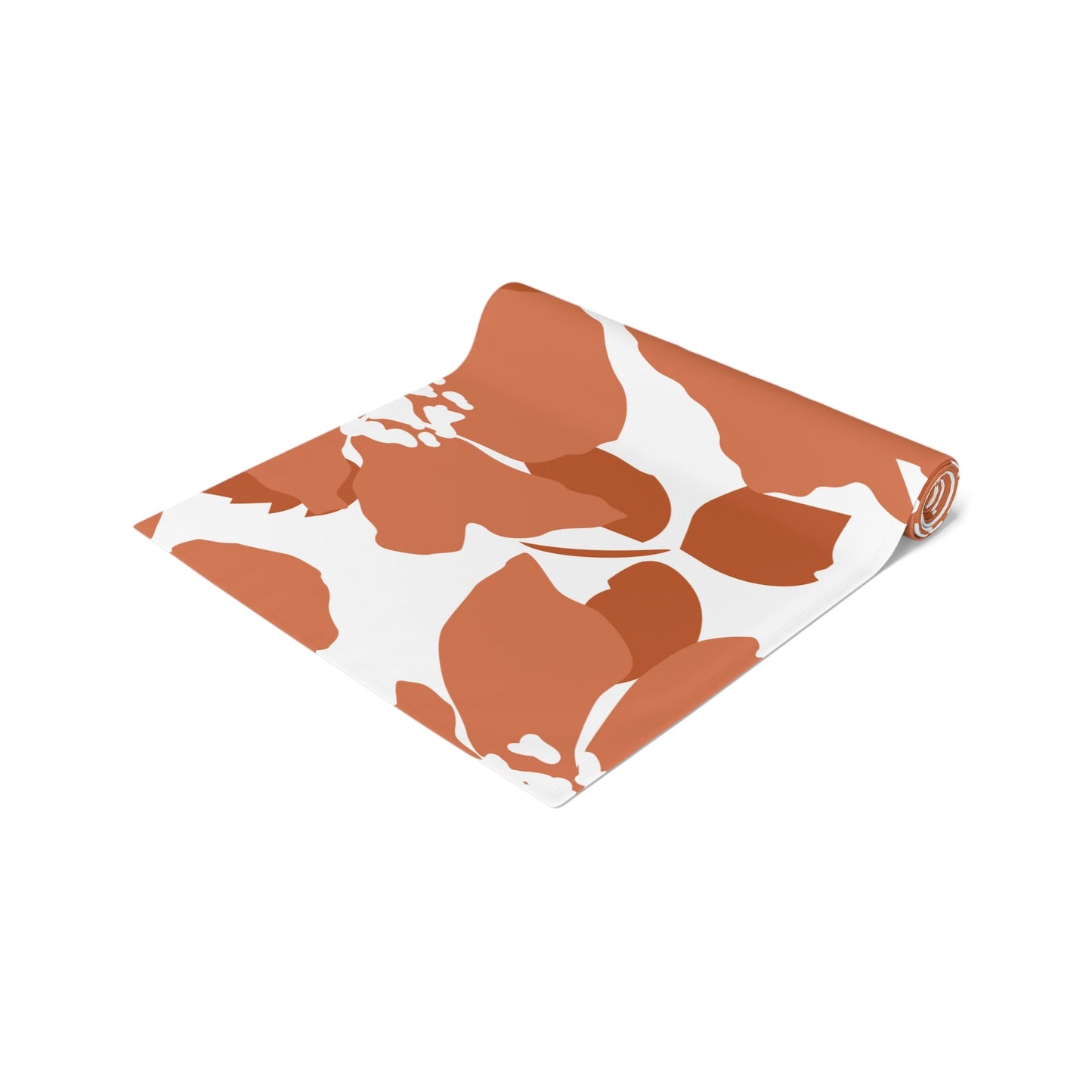 Table Runner | Dark Orange & White | Poppy