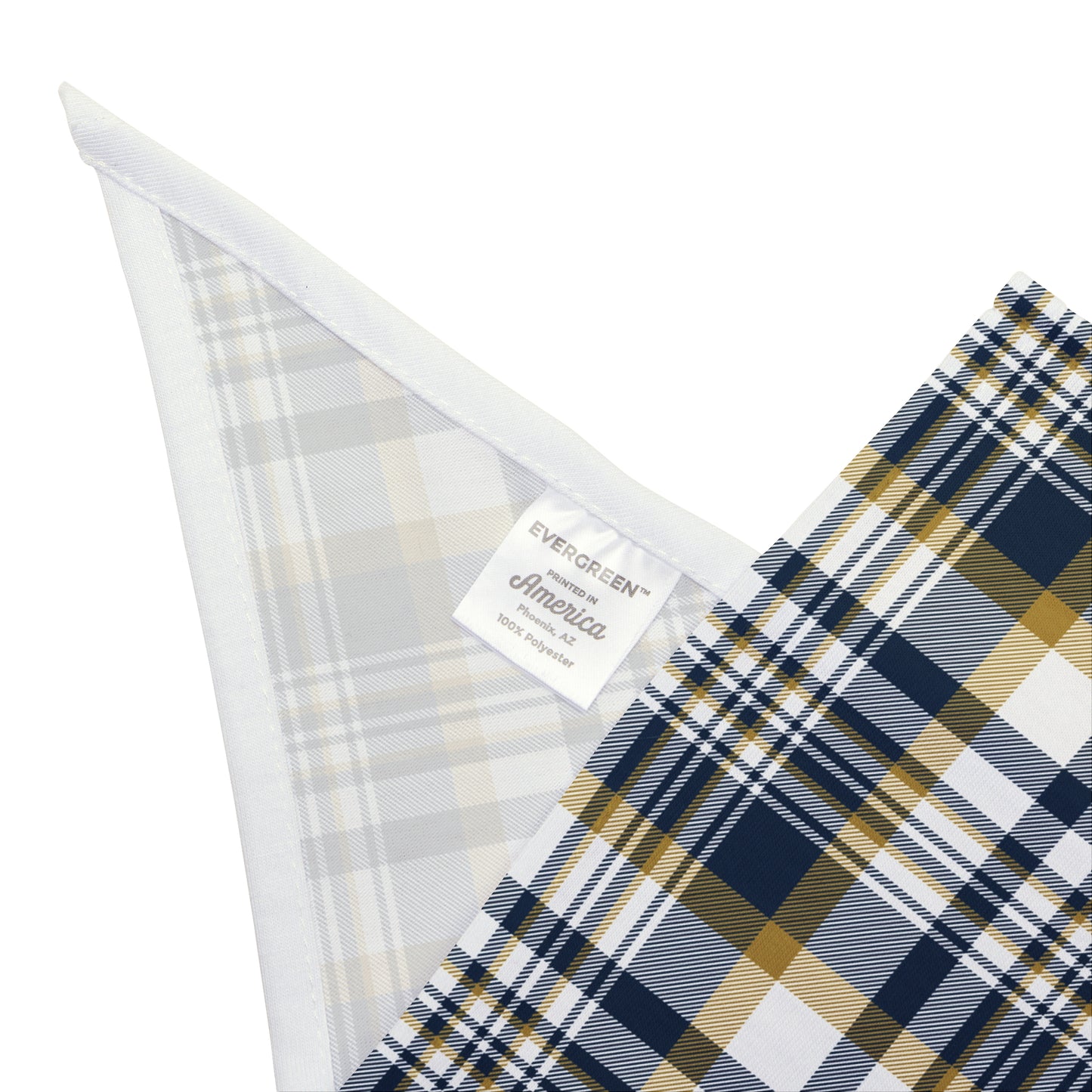 Pet Bandana | Notre Dame, Indiana | Tartan