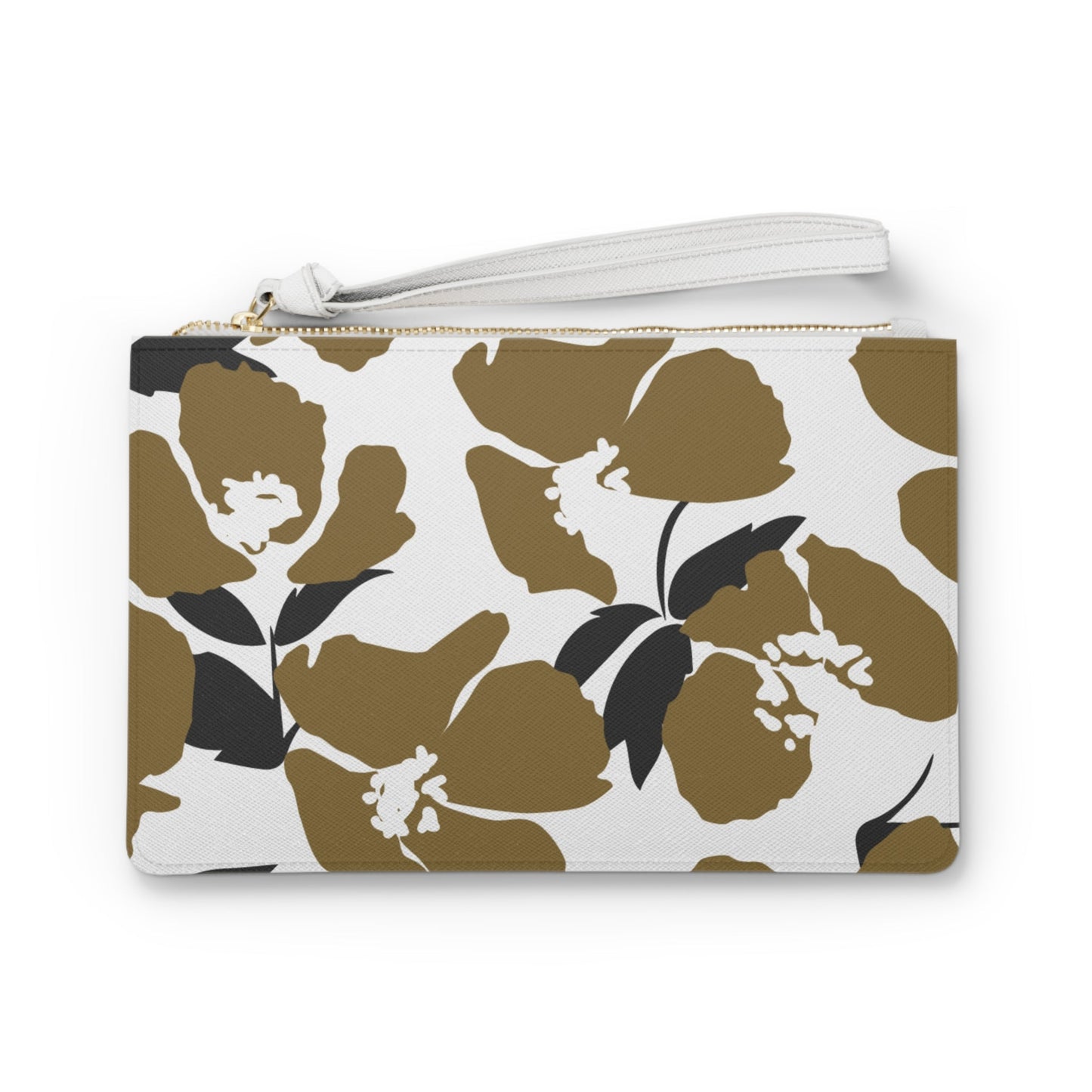 Clutch Bag | Black & Gold | Poppy