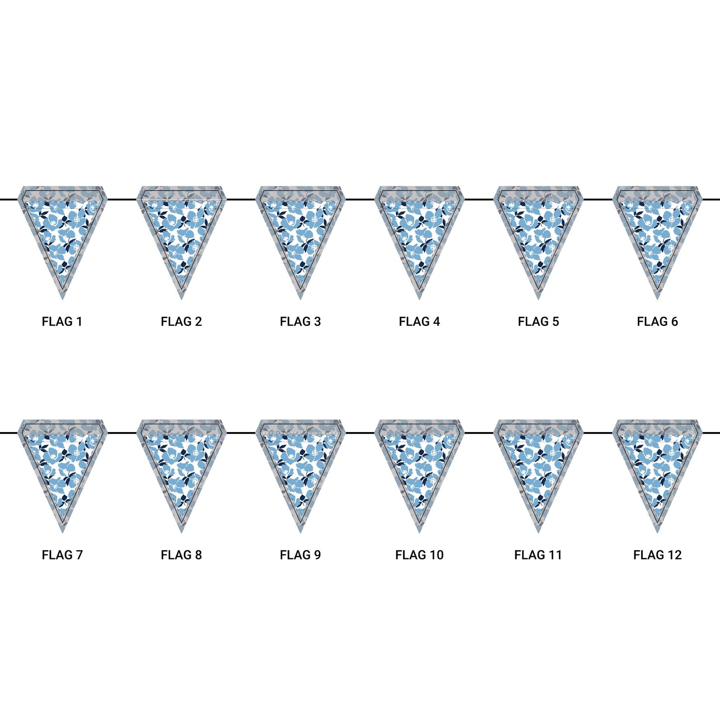 Flag Garland | Chapel Hill, North Carolina | Poppy