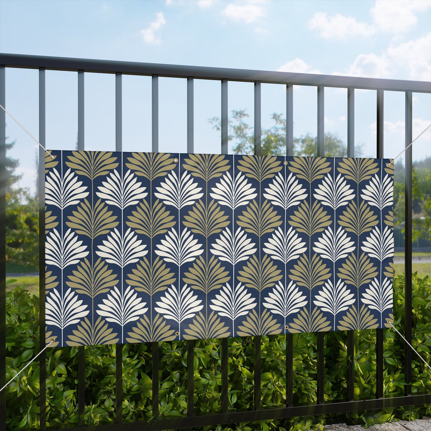 Banner | Gold & Blue | Deco