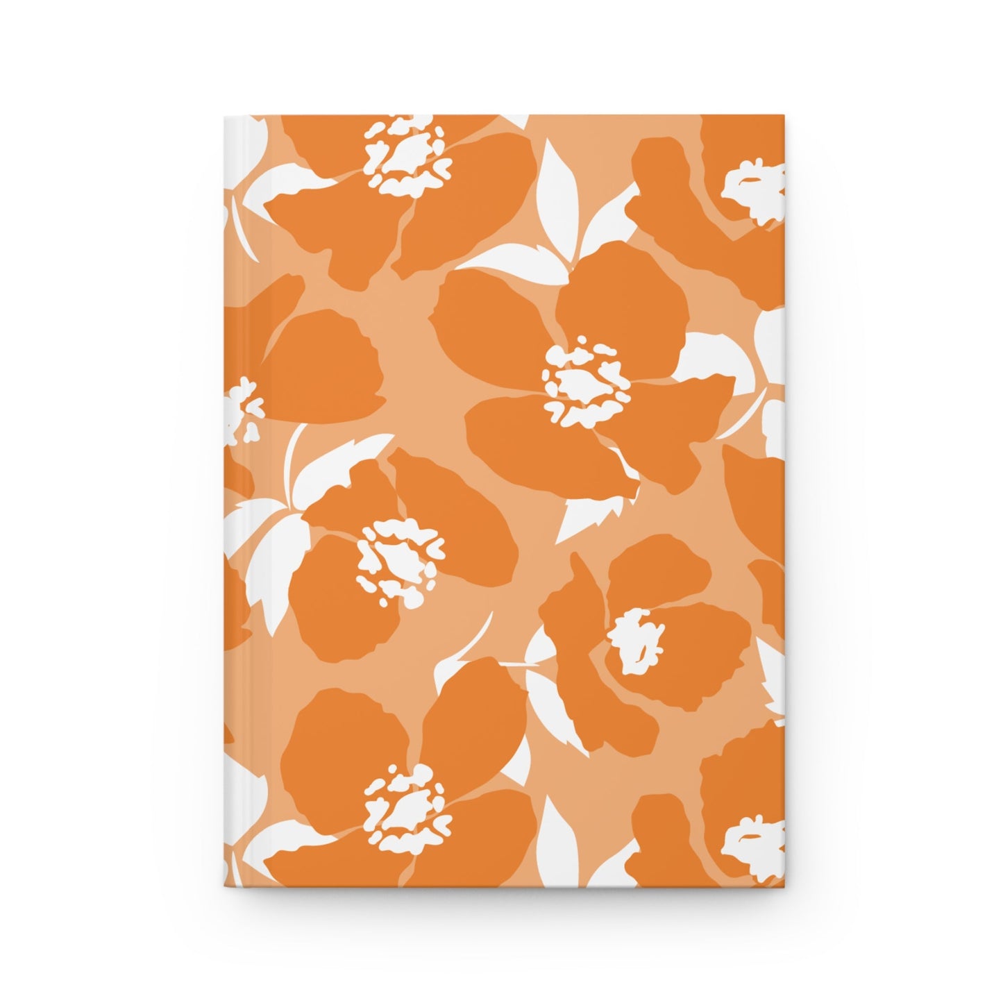 Hardcover Journal | Orange & White | Poppy