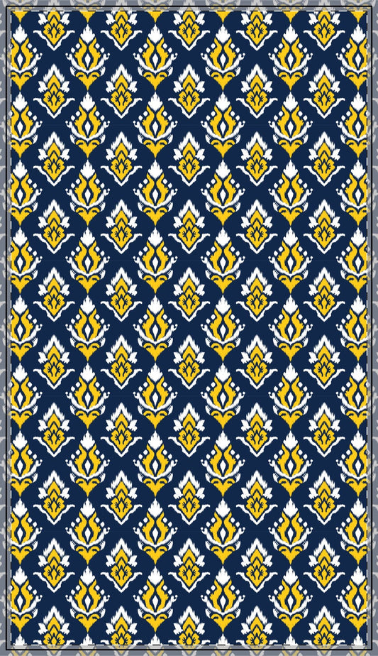Tablecloth | Yellow & Blue | Ikat