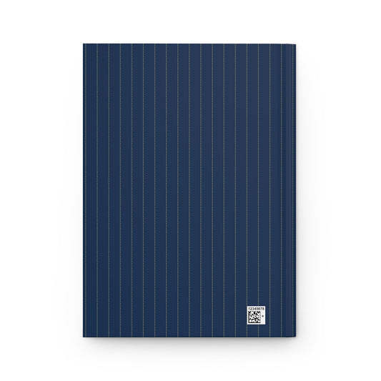 Journal | Blue & Gold | Pinstripe