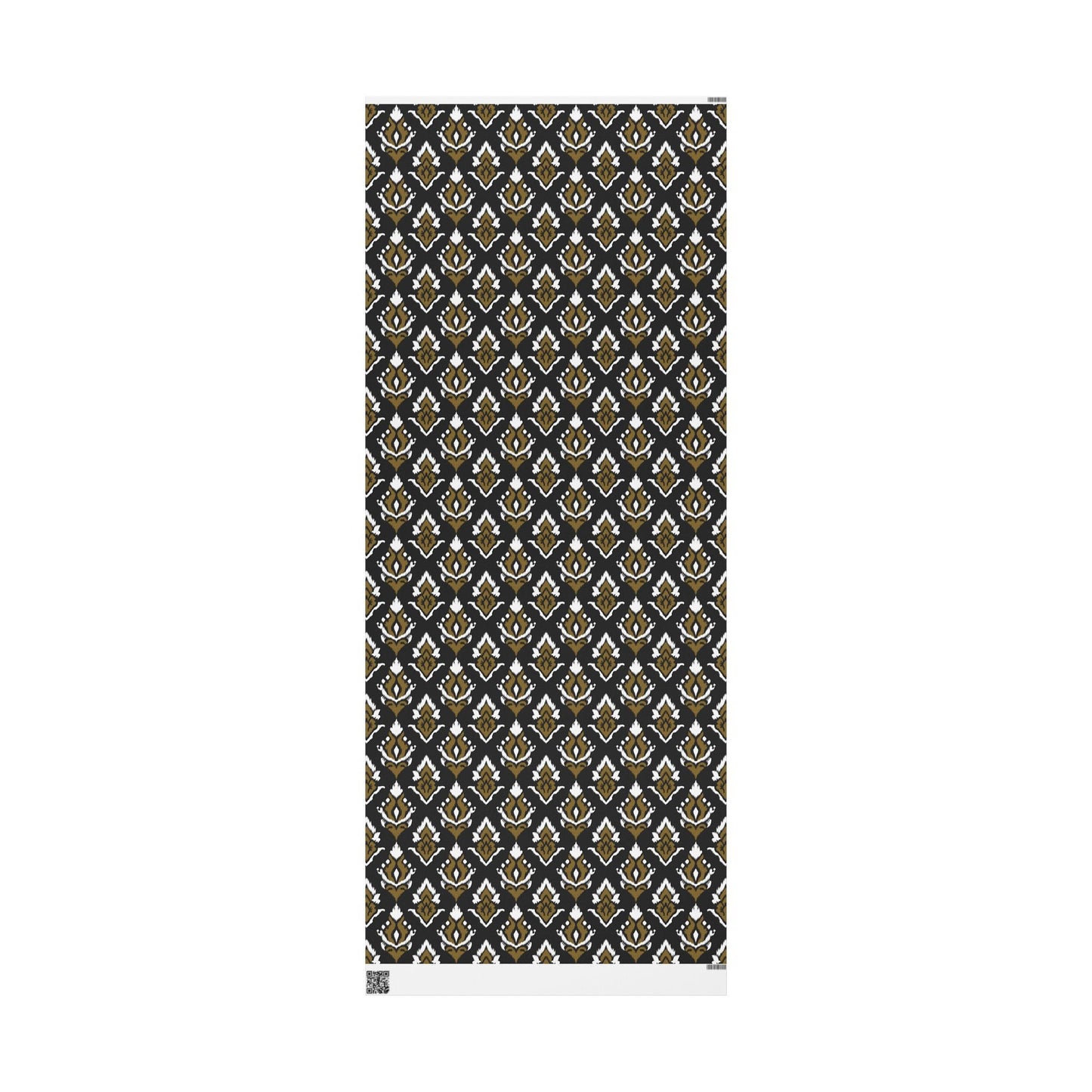 Gift Wrap | Black & Gold | Ikat