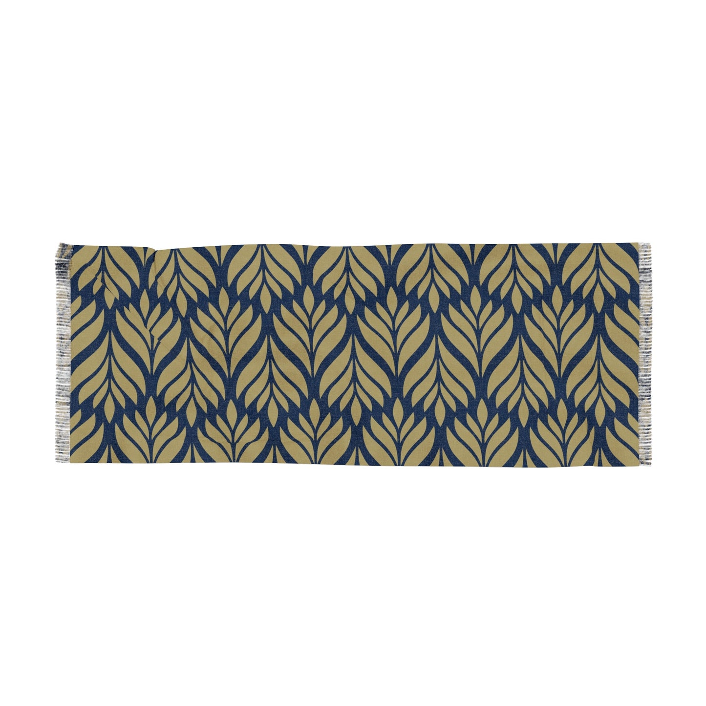 Scarf | Blue & Gold | Palm