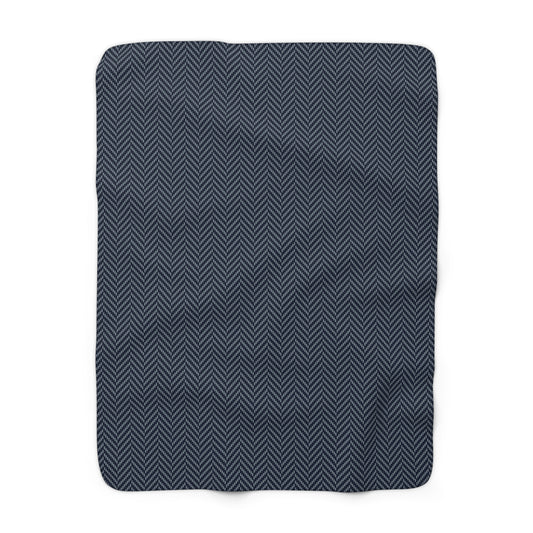 Sherpa Blanket | Storrs, Connecticut | Herringbone