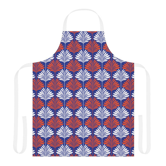 Apron | Bright Blue & Orange | Deco