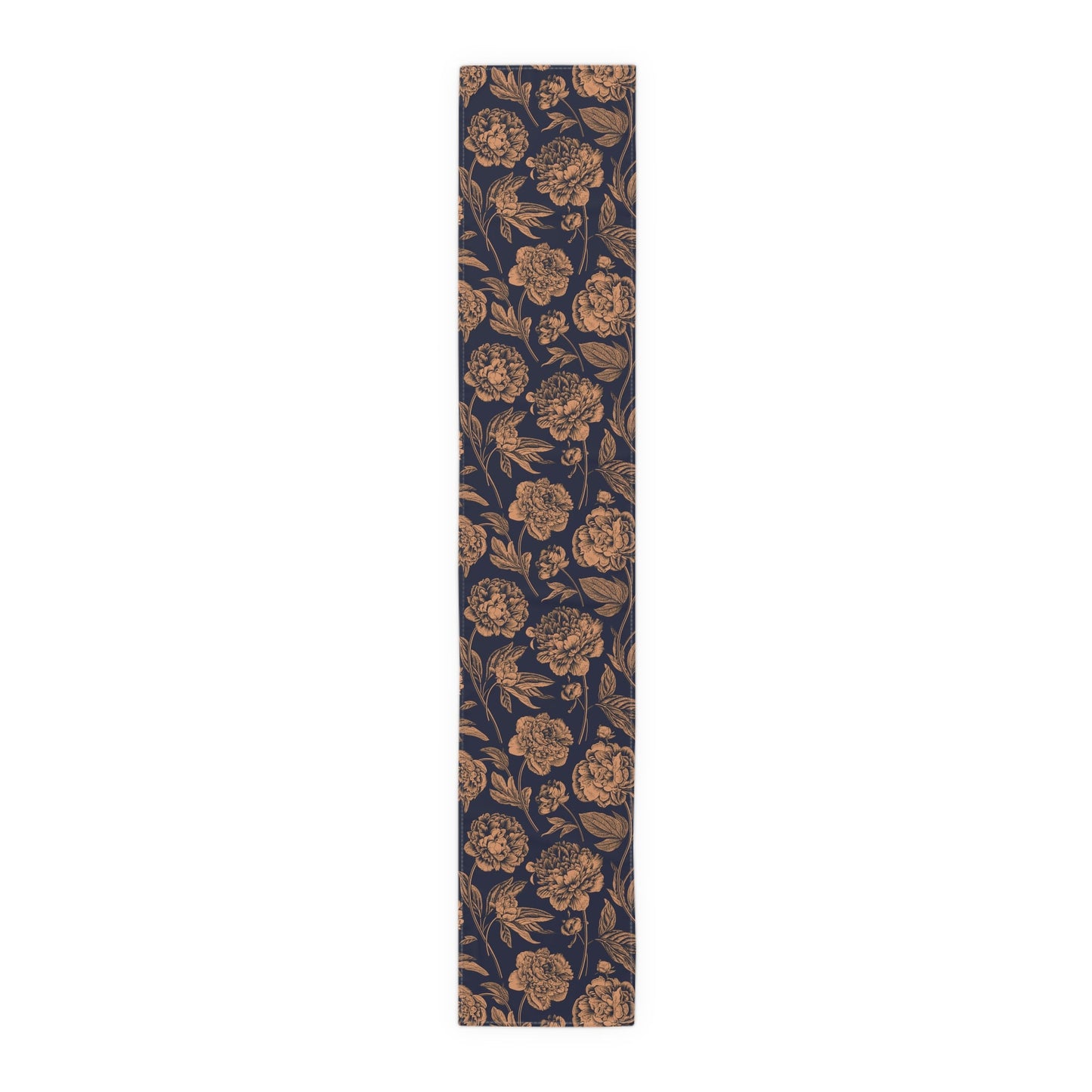 Table Runner | Orange & Blue | Peony