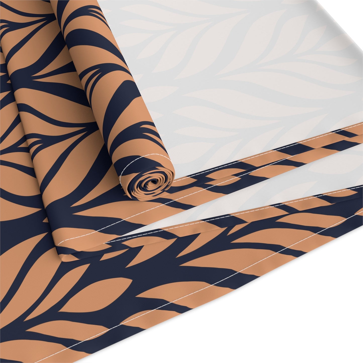 Table Runner | Orange & Blue | Palm