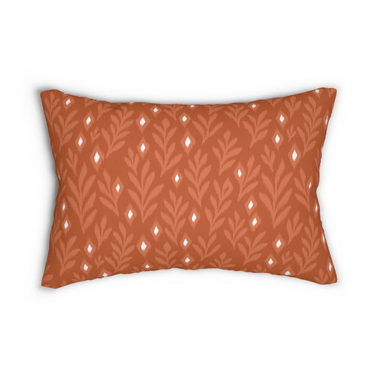Pillow | Dark Orange & White | Laurel