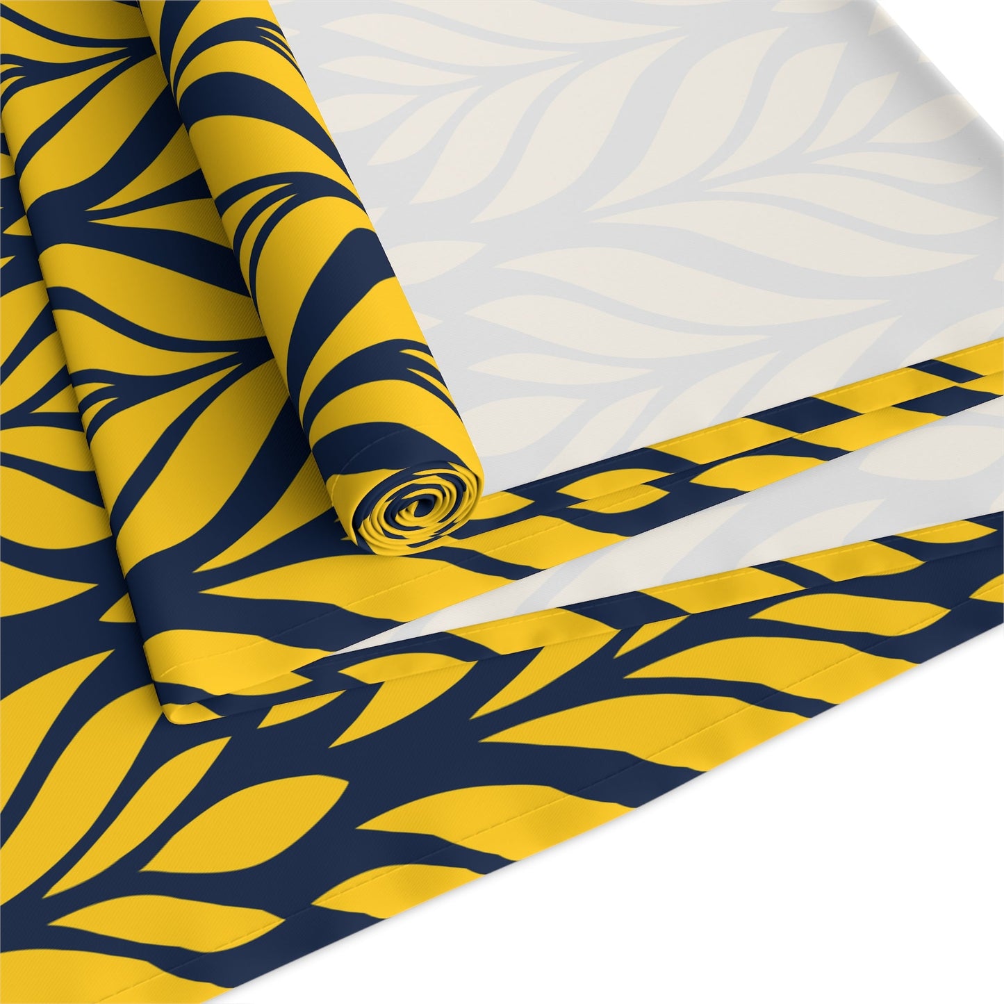 Table Runner | Yellow & Blue | Palm