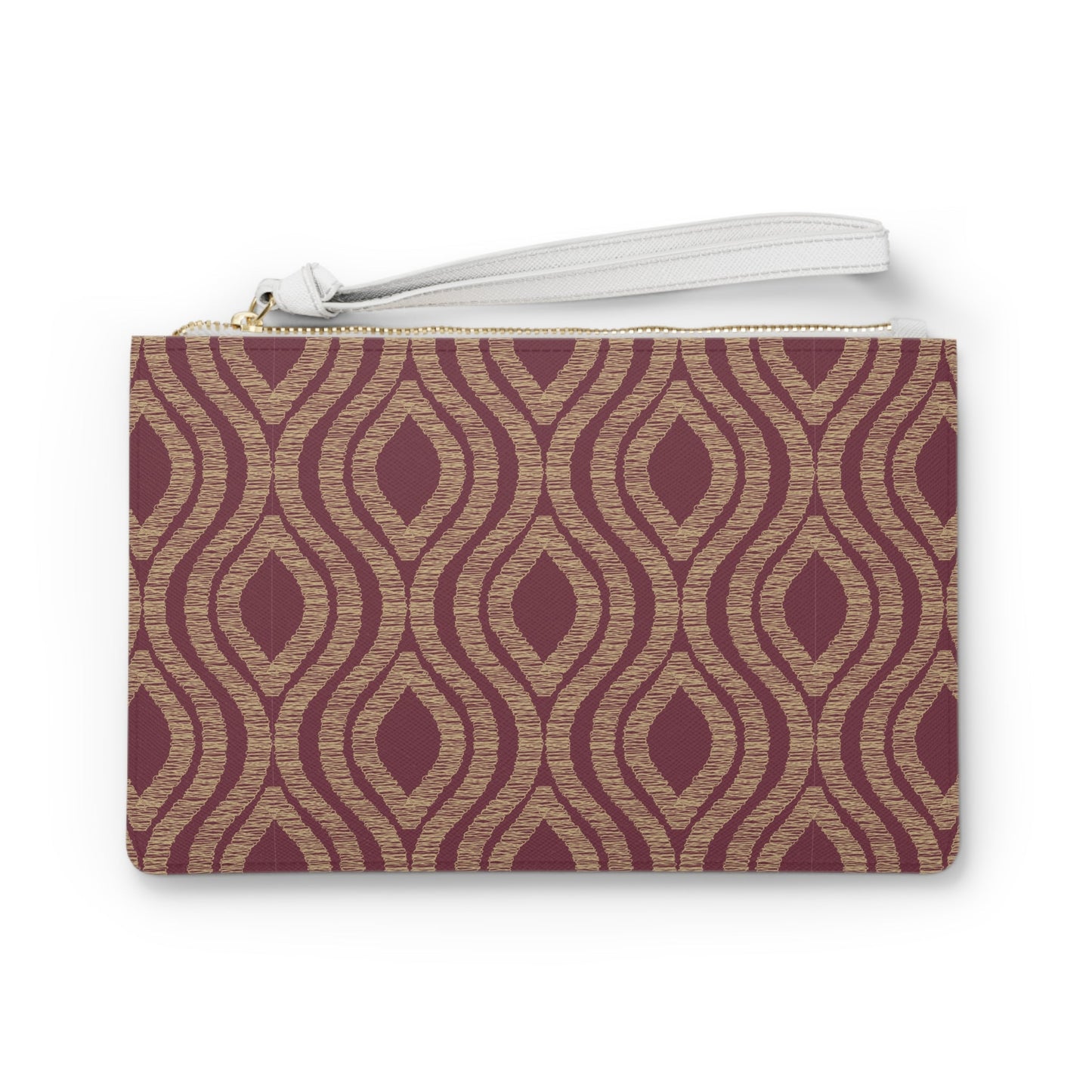 Clutch Bag | Maroon & Gold | Ogee