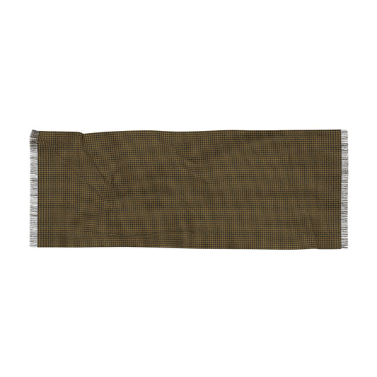 Scarf | Black & Gold | Houndstooth