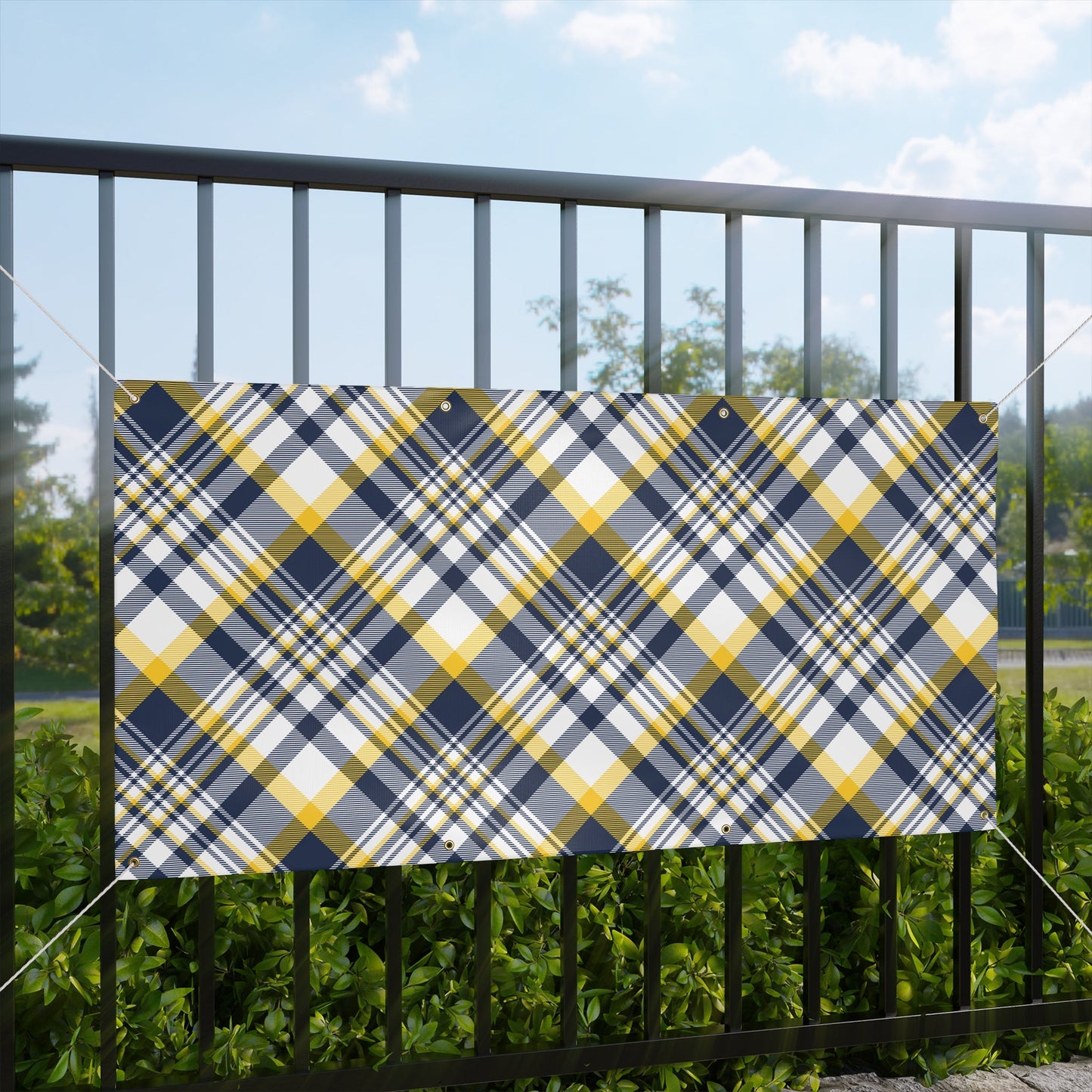 Banner | Yellow & Blue | Tartan