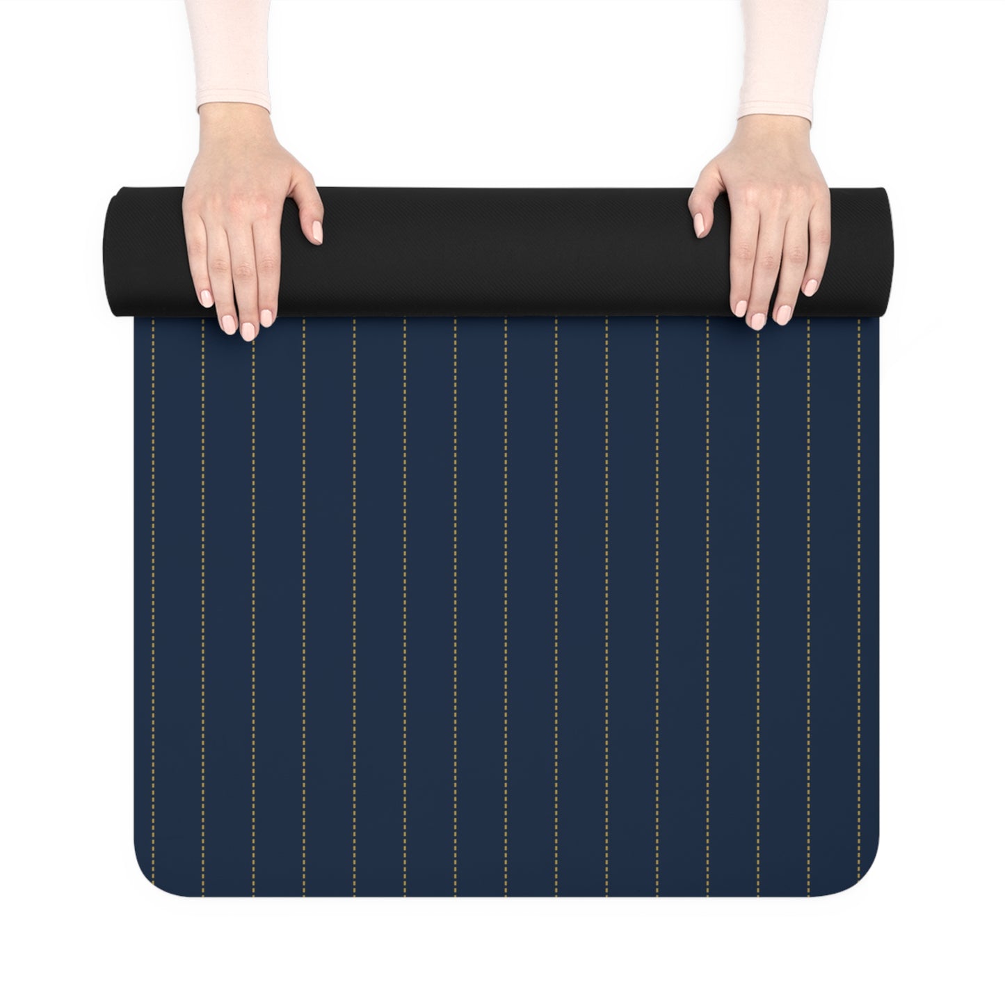 Yoga Mat | Notre Dame, Indiana | Pinstripe