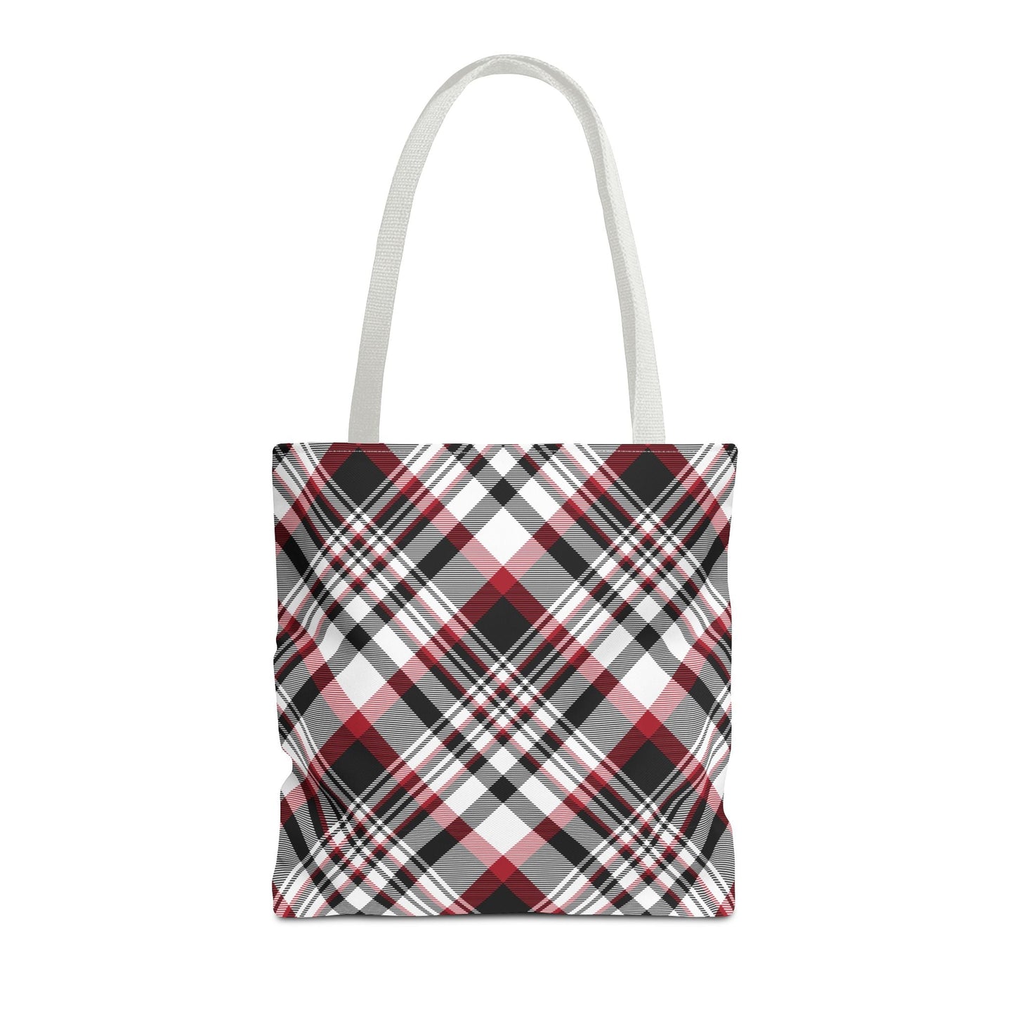 Tote Bag | Red & Black | Tartan