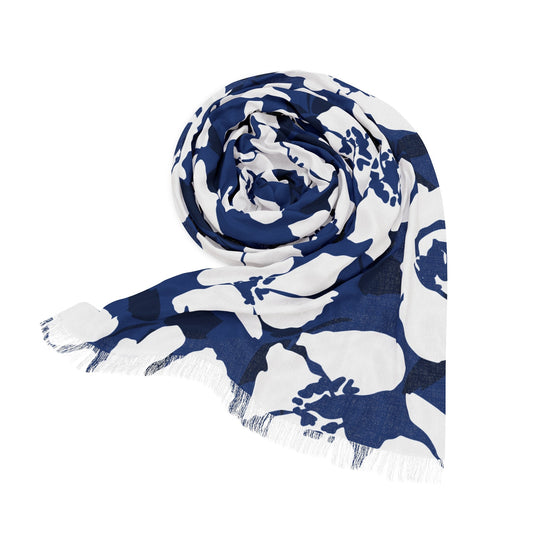 Scarf | Navy & White | Poppy