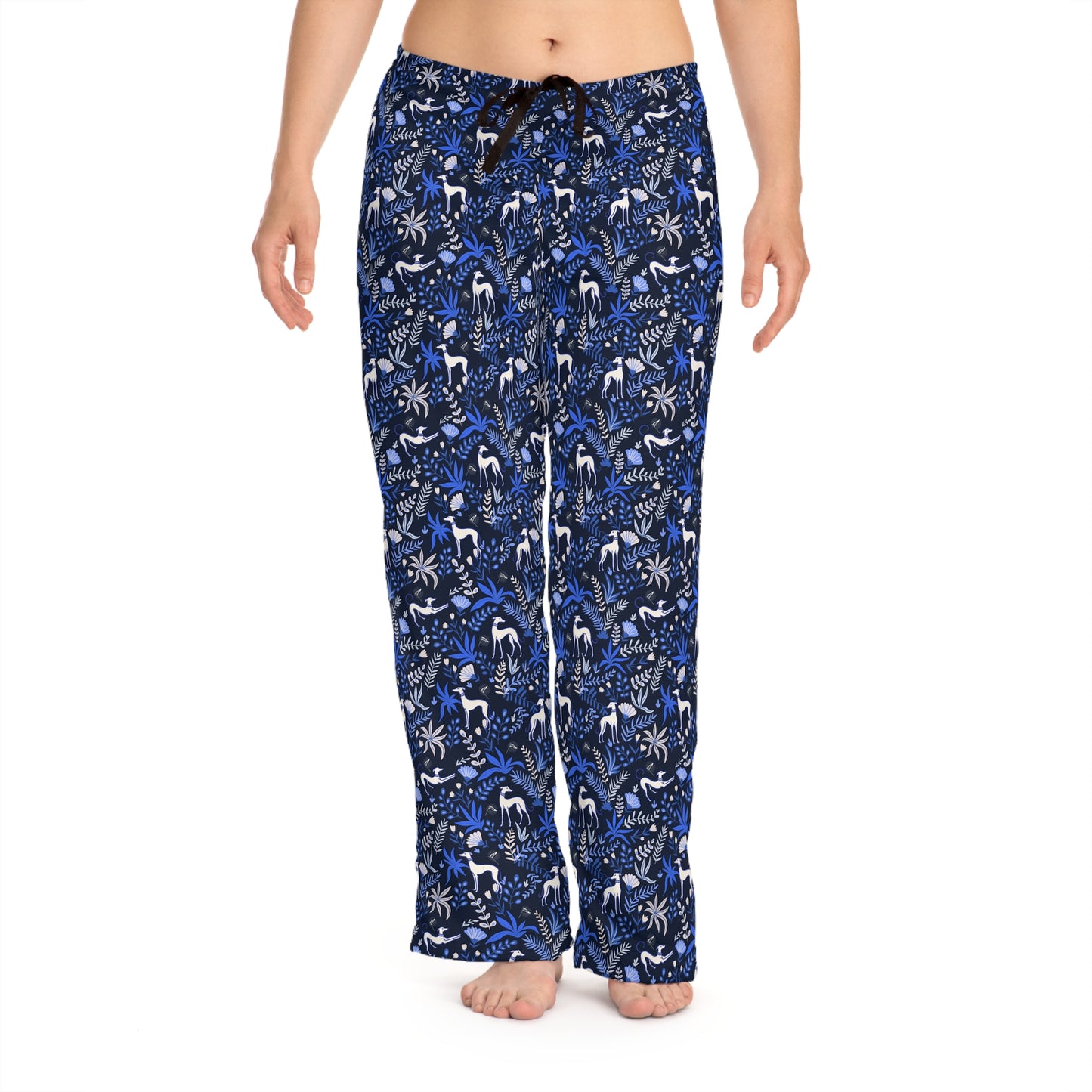 Adult PJ Pants | Greyhounds | Blue Fern