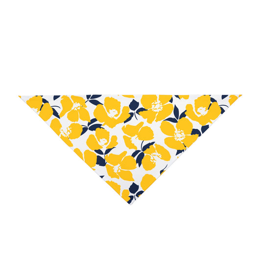 Pet Bandana | Yellow & Blue | Poppy