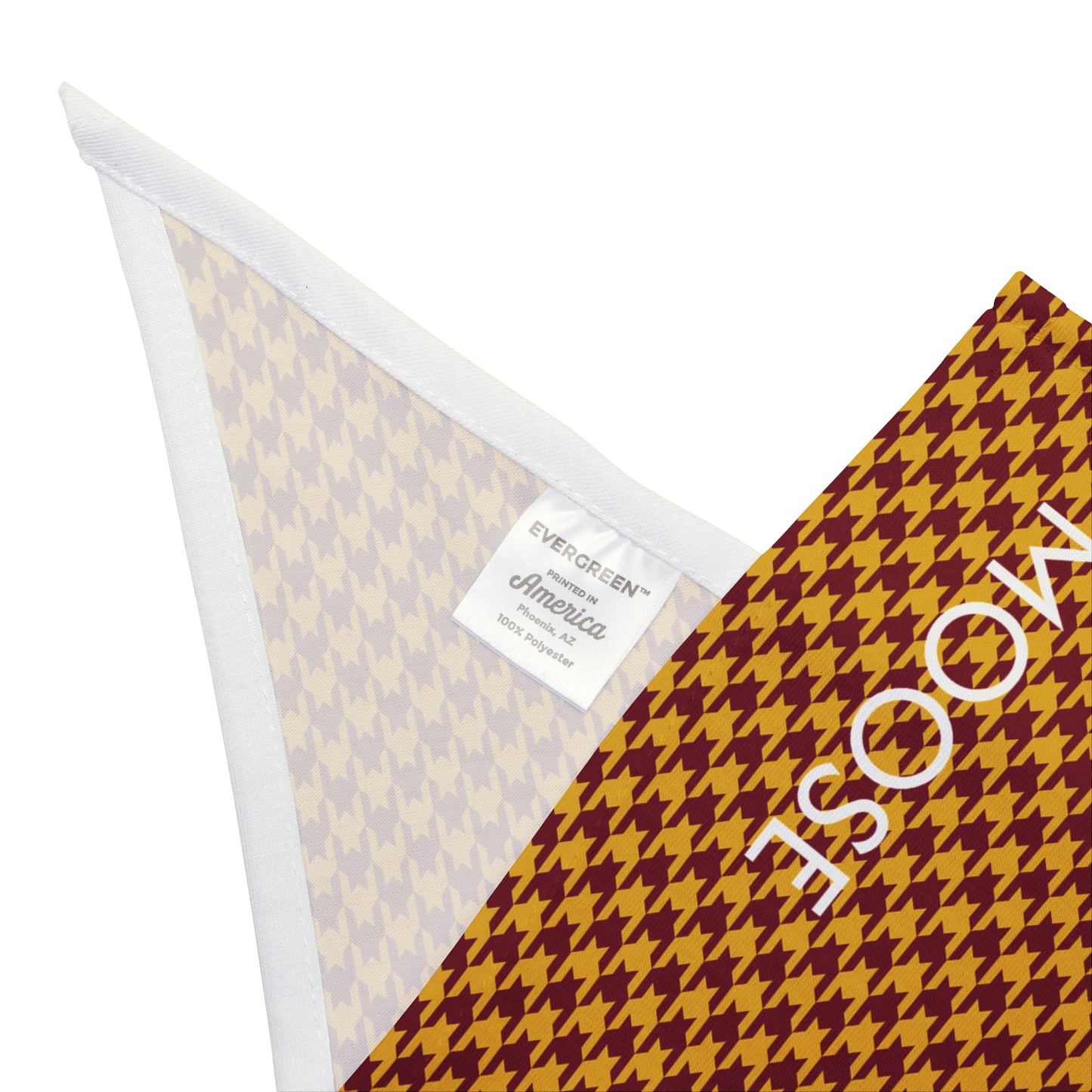 Pet Bandana- Personalized | Red & Yellow | Houndstooth