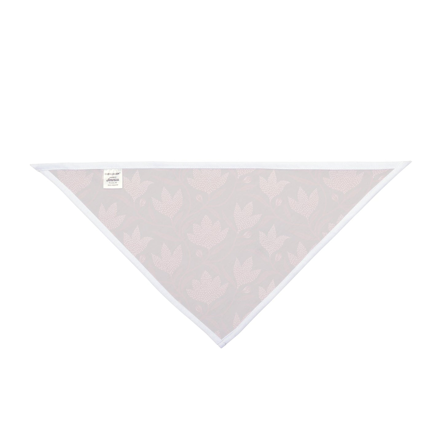 Pet Bandana | Maroon & White | Magnolia