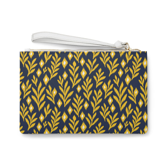 Clutch Bag | Yellow & Blue | Laurel