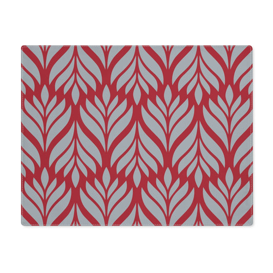 Placemat | Red & Gray | Palm