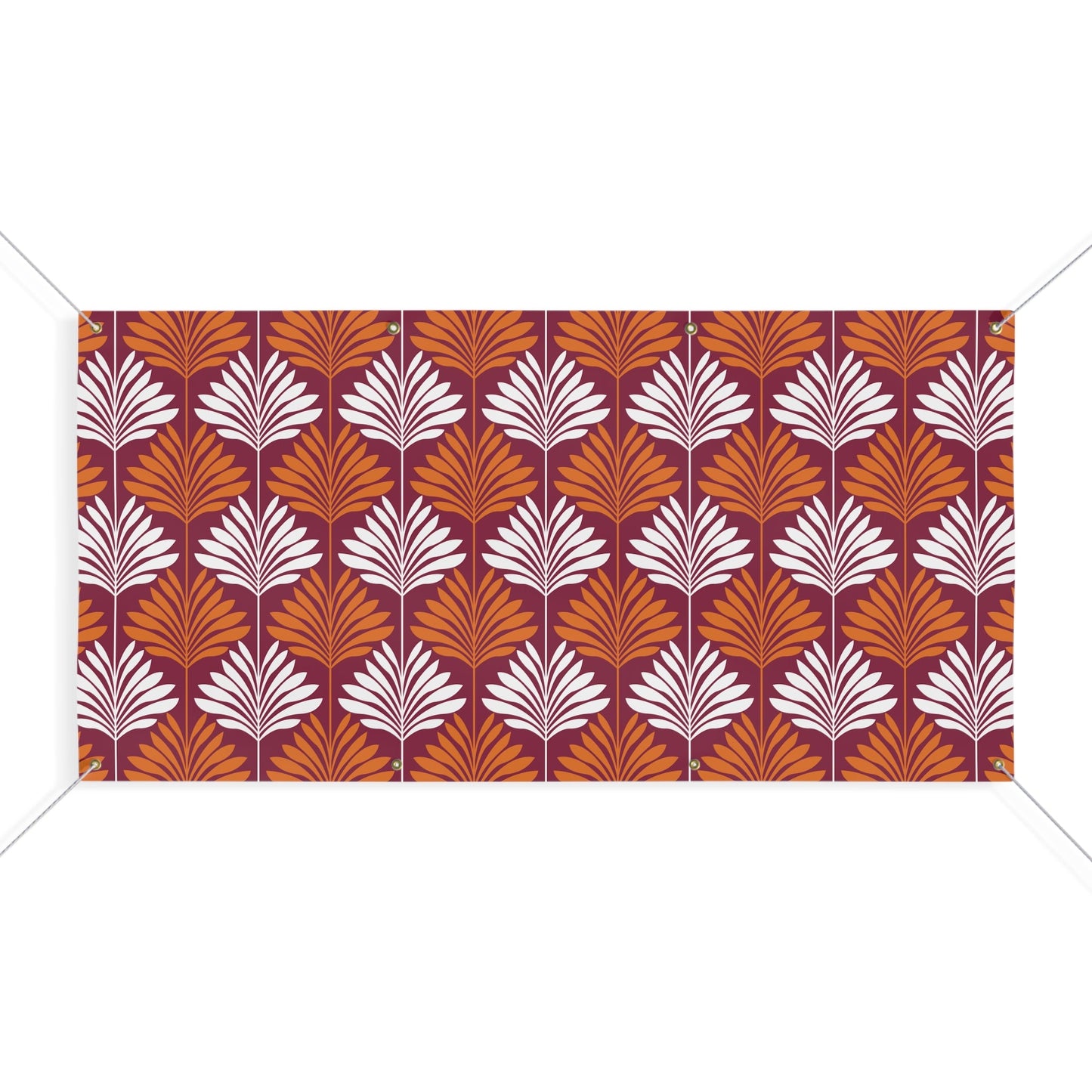 Banner | Maroon & Orange | Deco