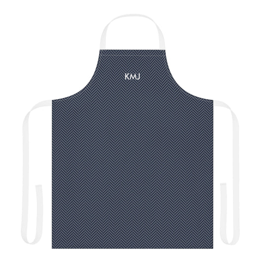 Apron - Personalized | Navy & White | Herringbone