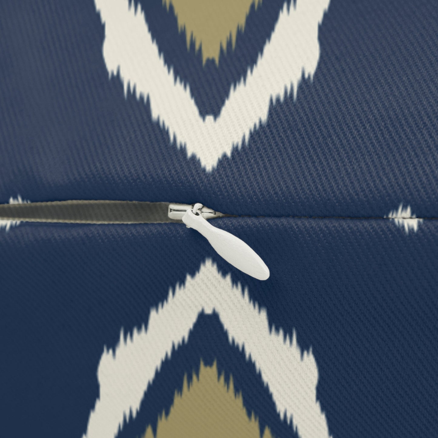 Pillow | Blue & Gold | Ikat
