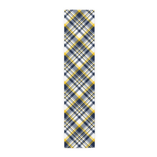 Table Runner | Yellow & Blue | Tartan