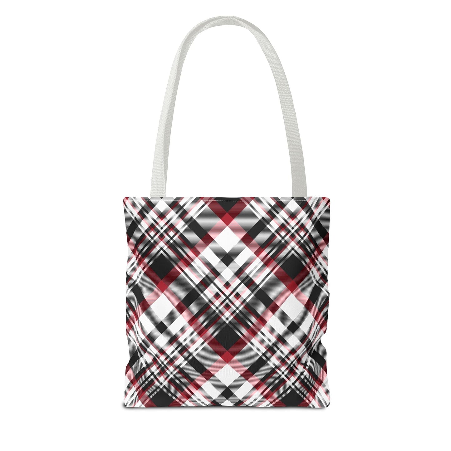Tote Bag | Red & Black | Tartan