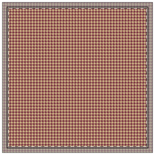Napkins | Maroon & Gold | Houndstooth