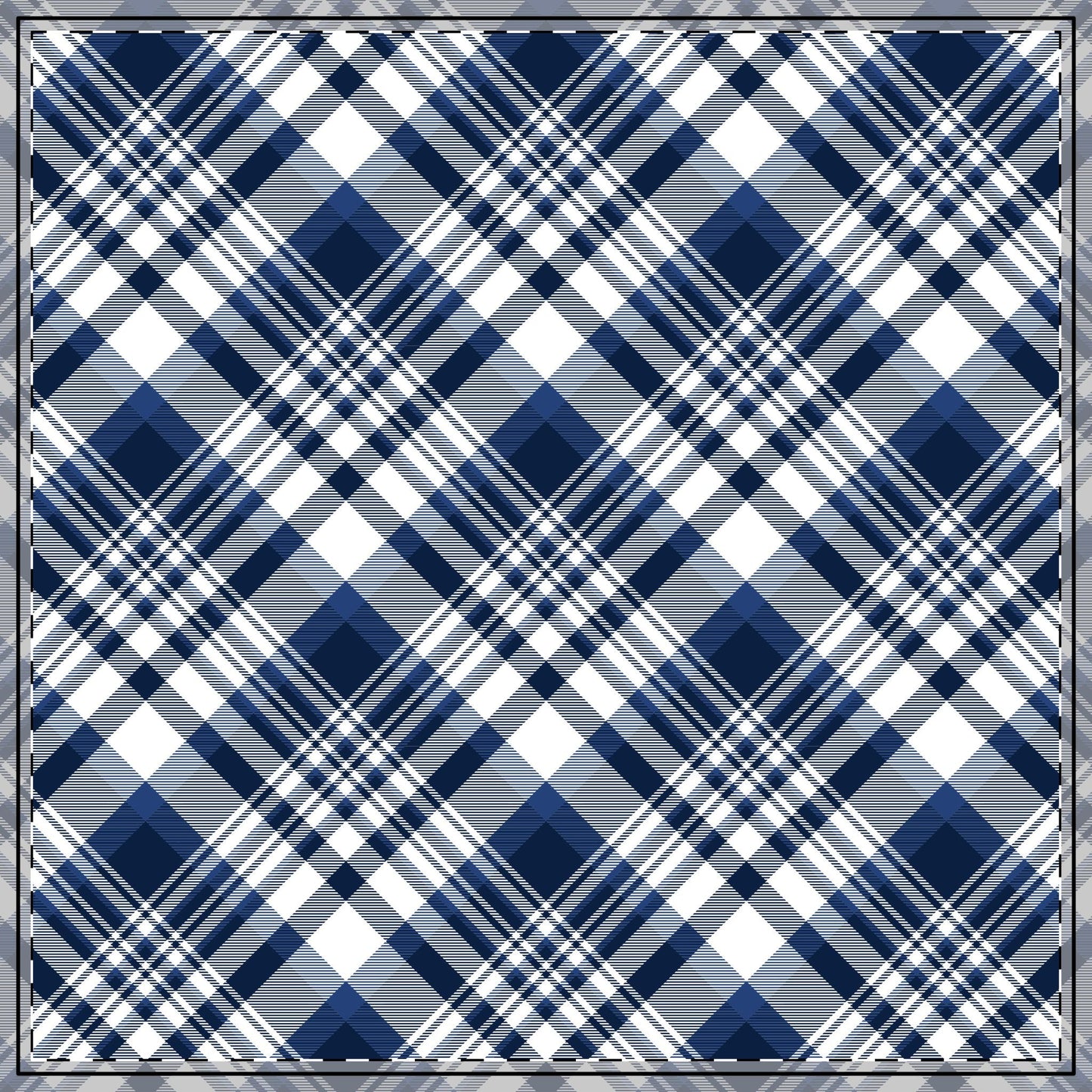 Tablecloth | Navy & White | Tartan